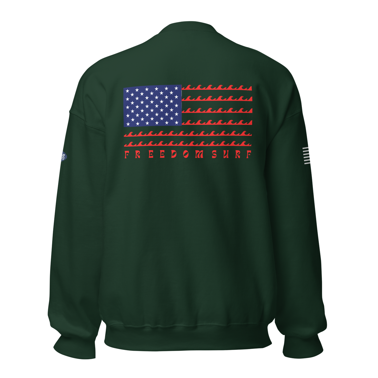 FS wave flag crewneck