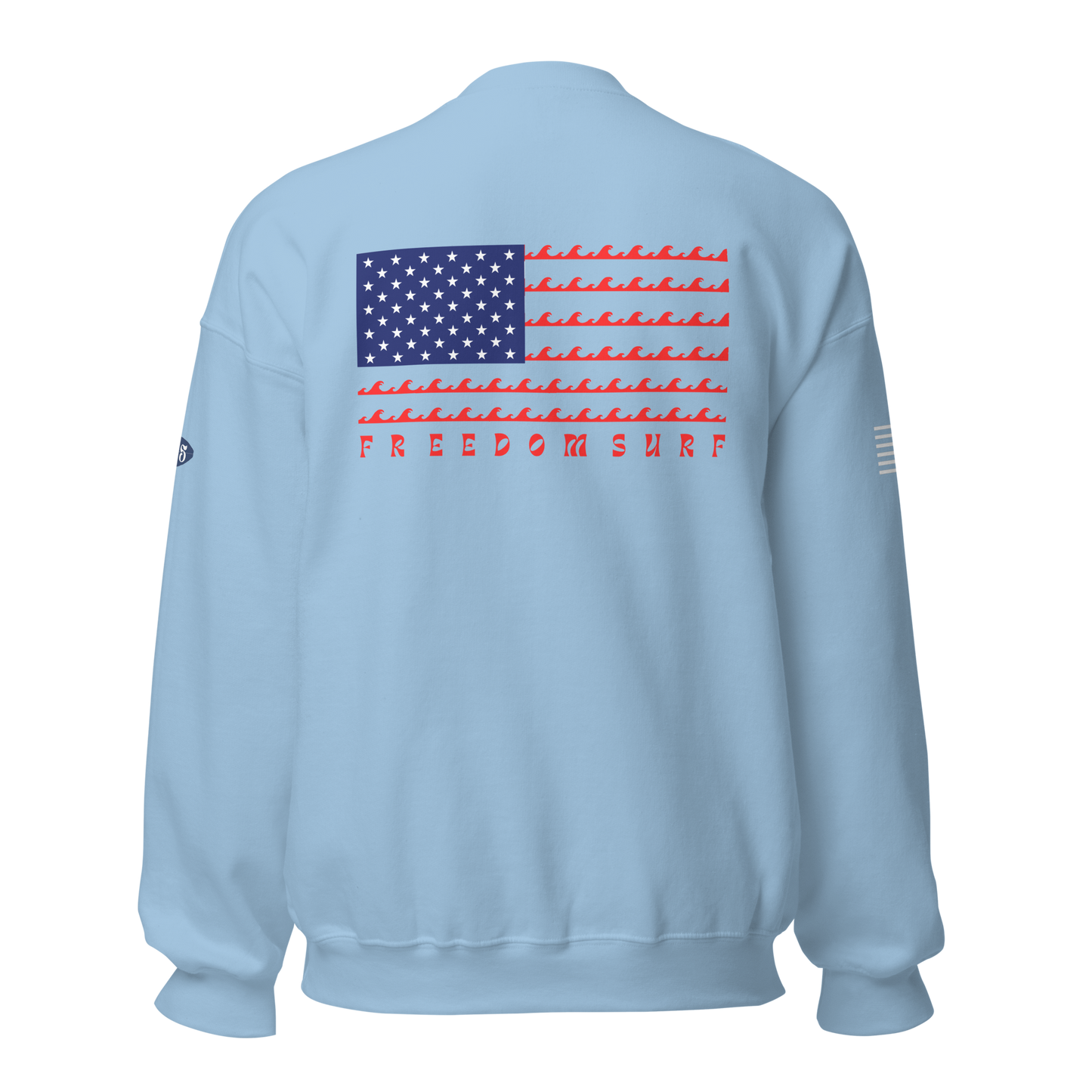 FS wave flag crewneck