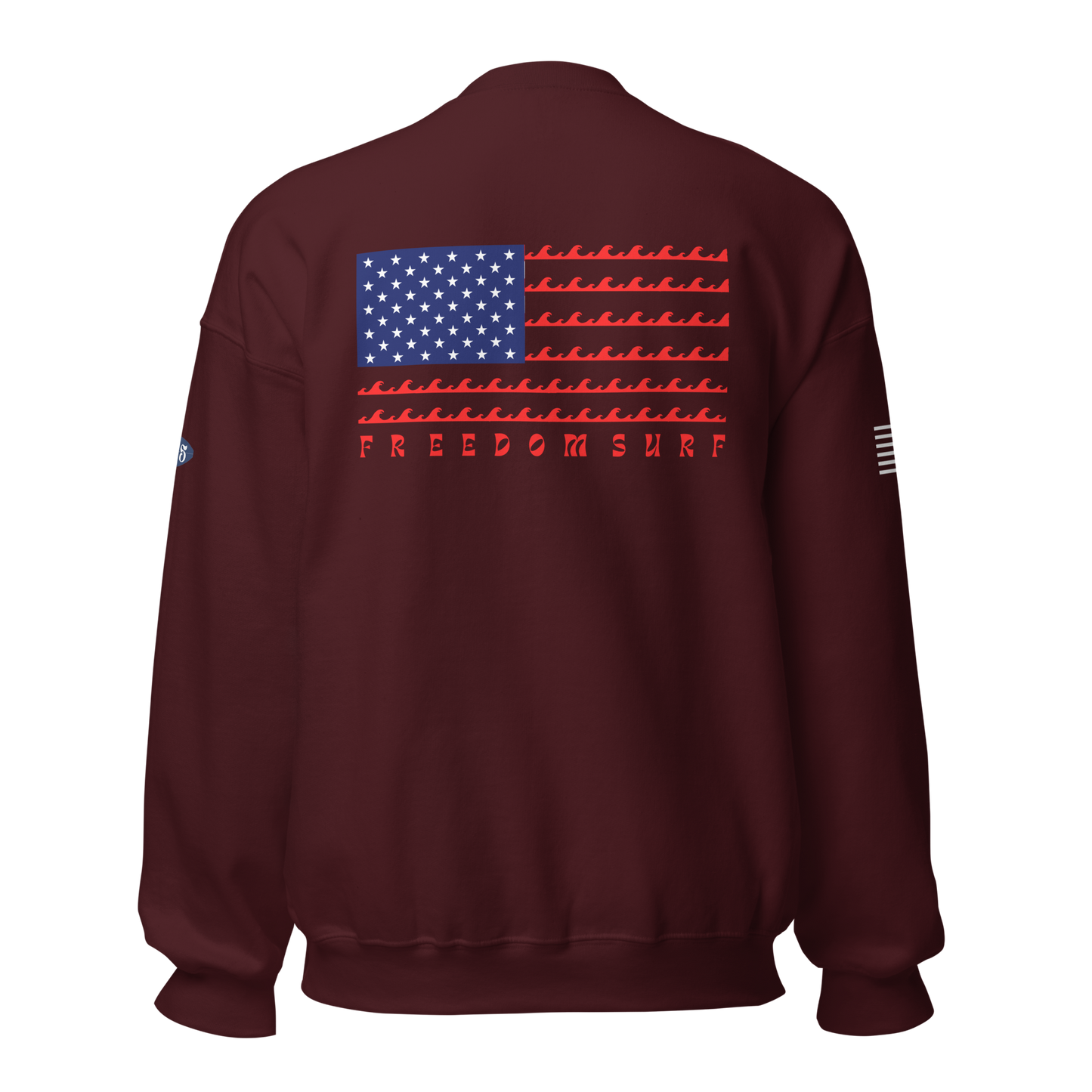 FS wave flag crewneck