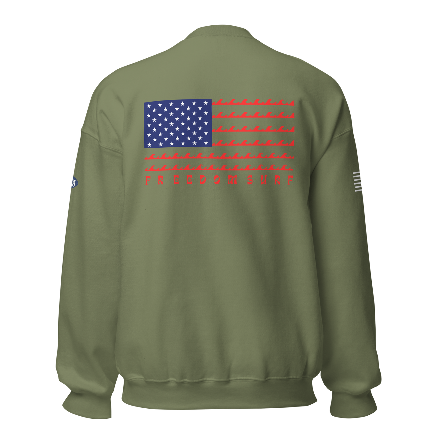 FS wave flag crewneck