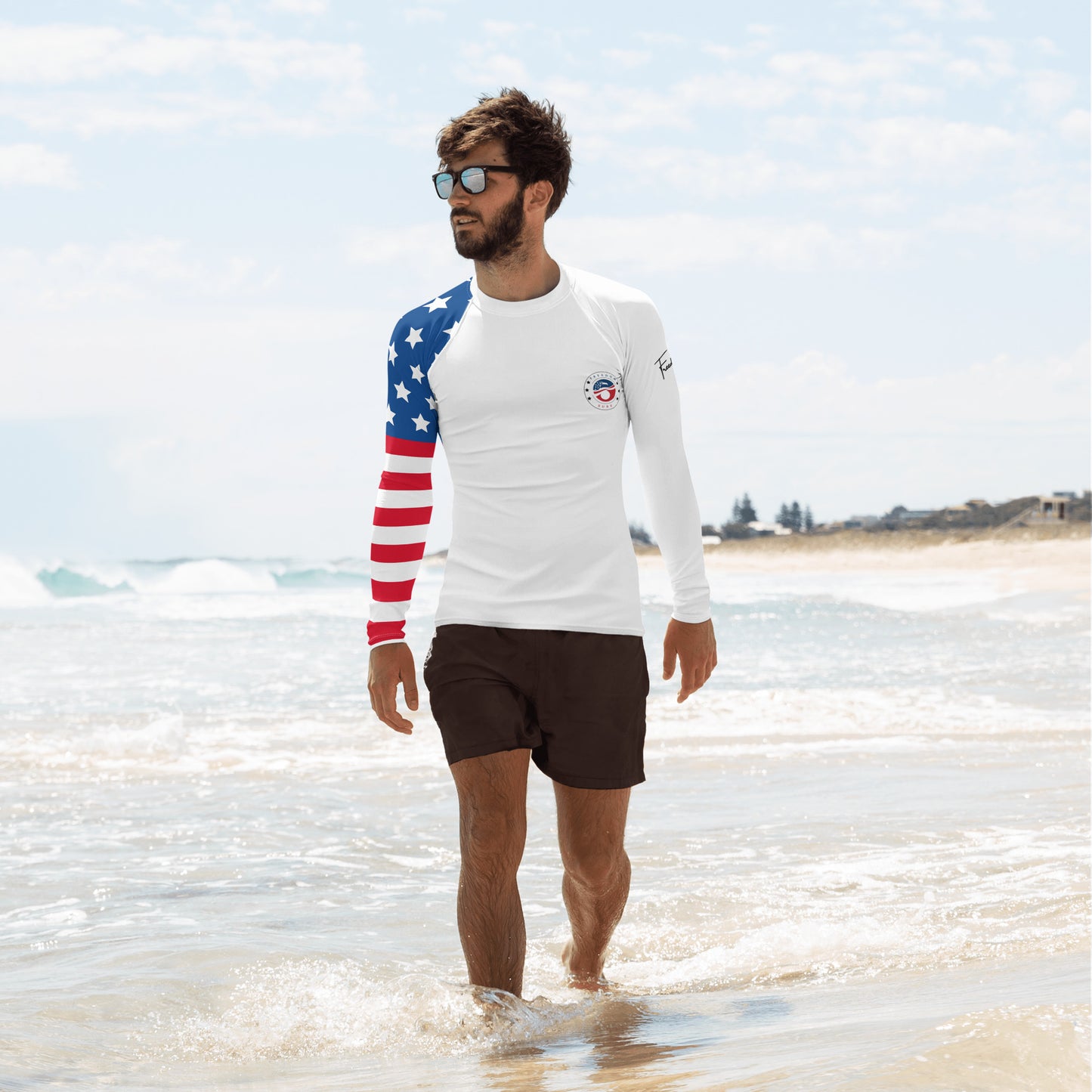 Men's Flag Rash Guard