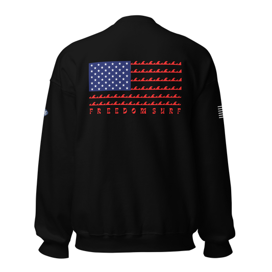 FS wave flag crewneck